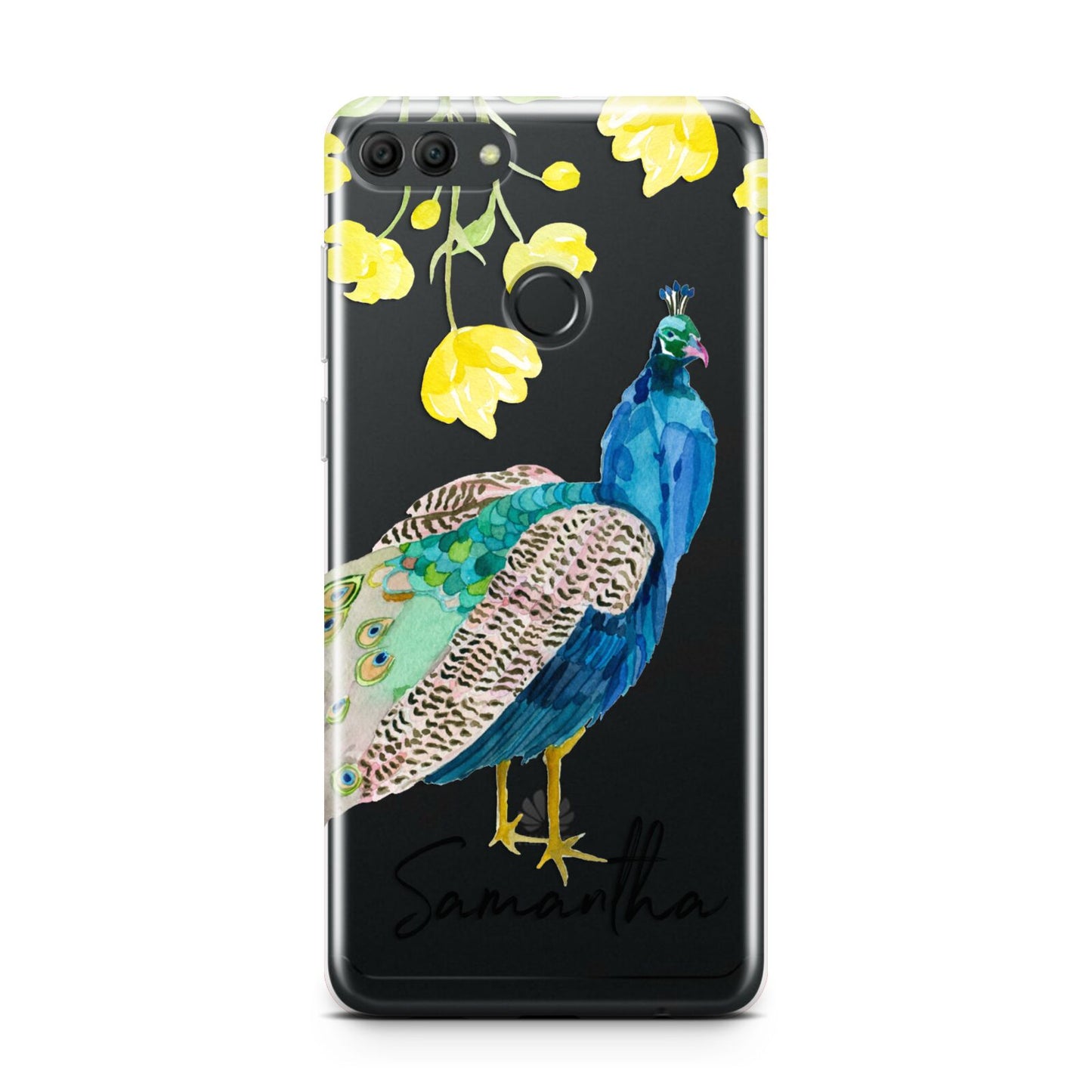 Personalised Peacock Huawei Y9 2018