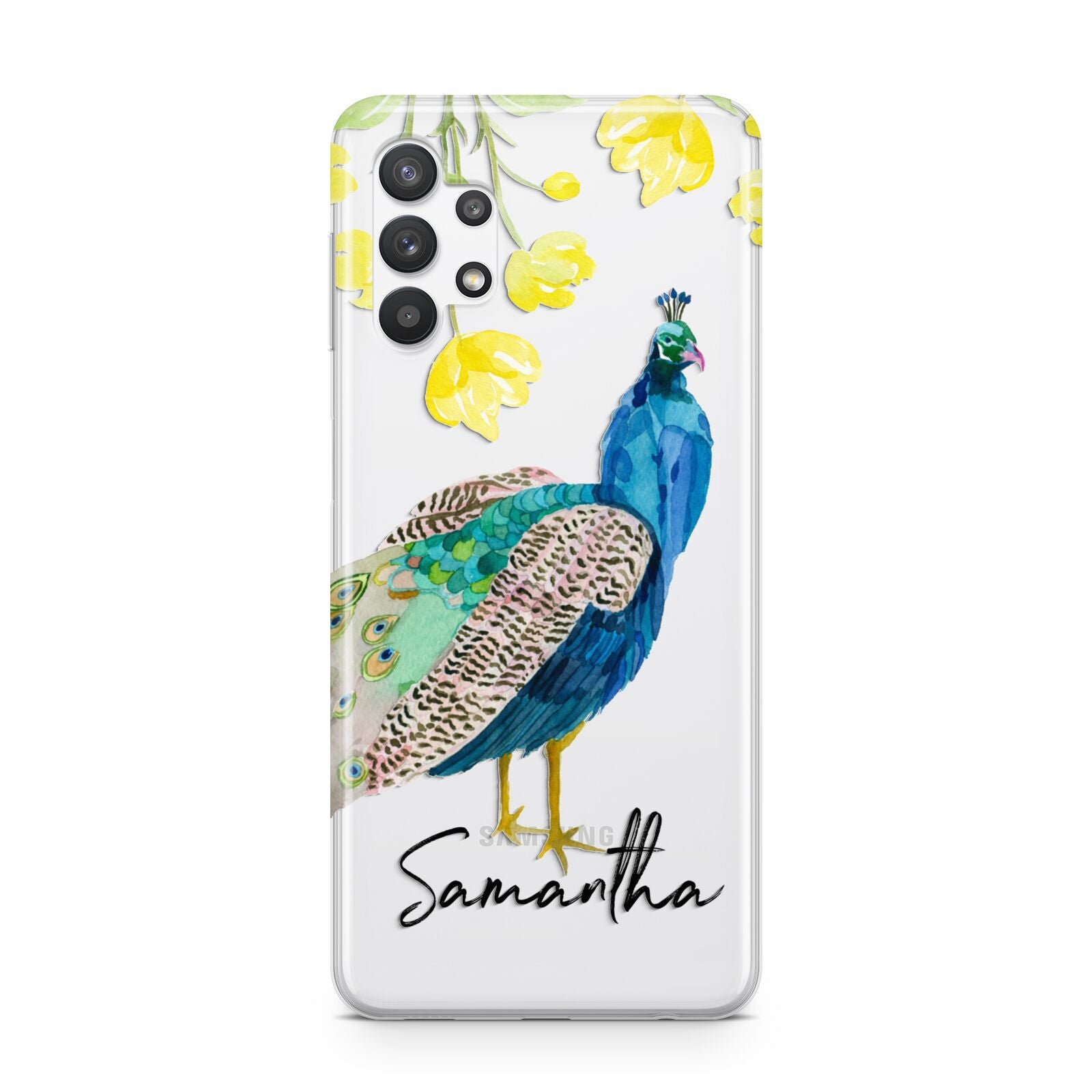 Personalised Peacock Samsung A32 5G Case