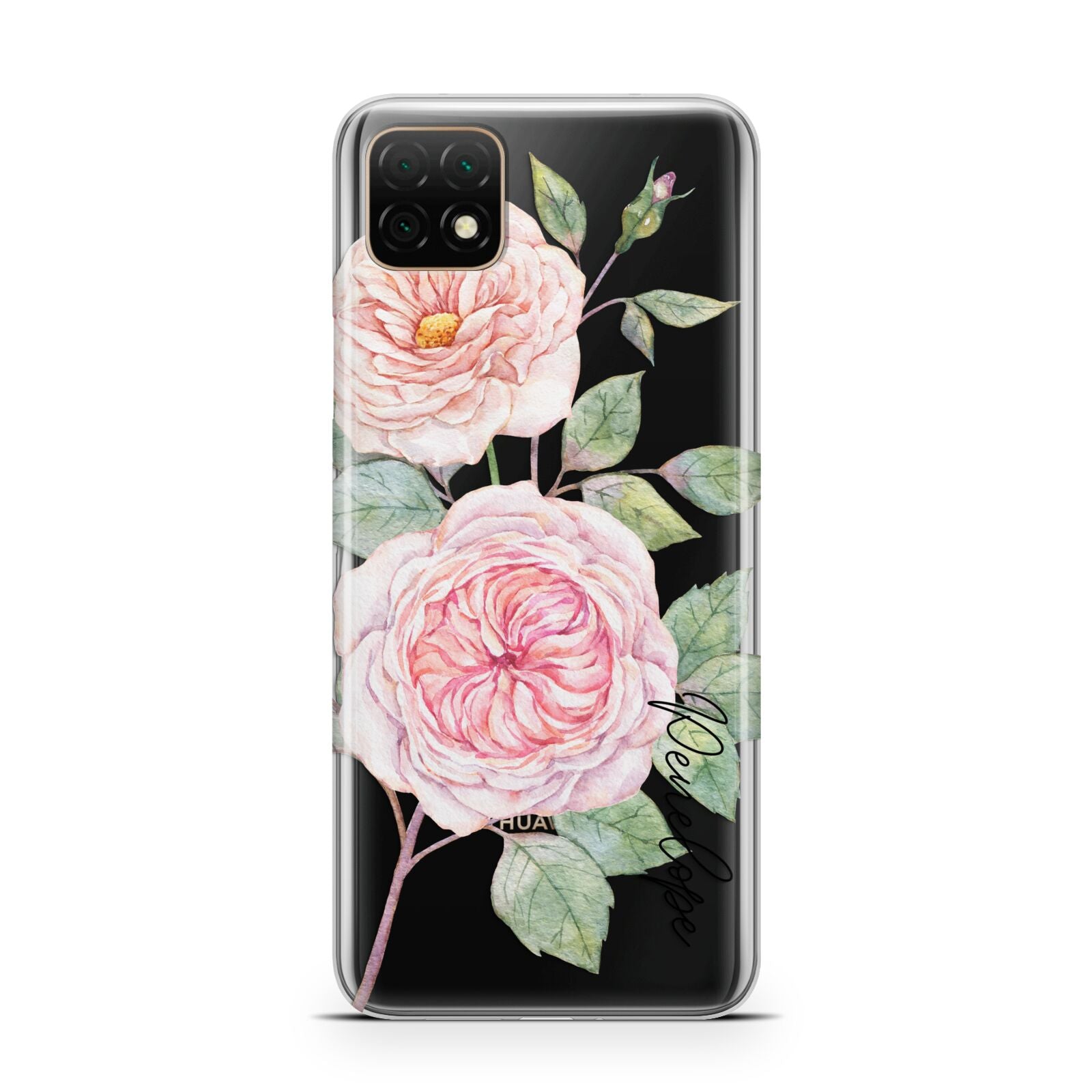 Personalised Peonies Huawei Enjoy 20 Phone Case