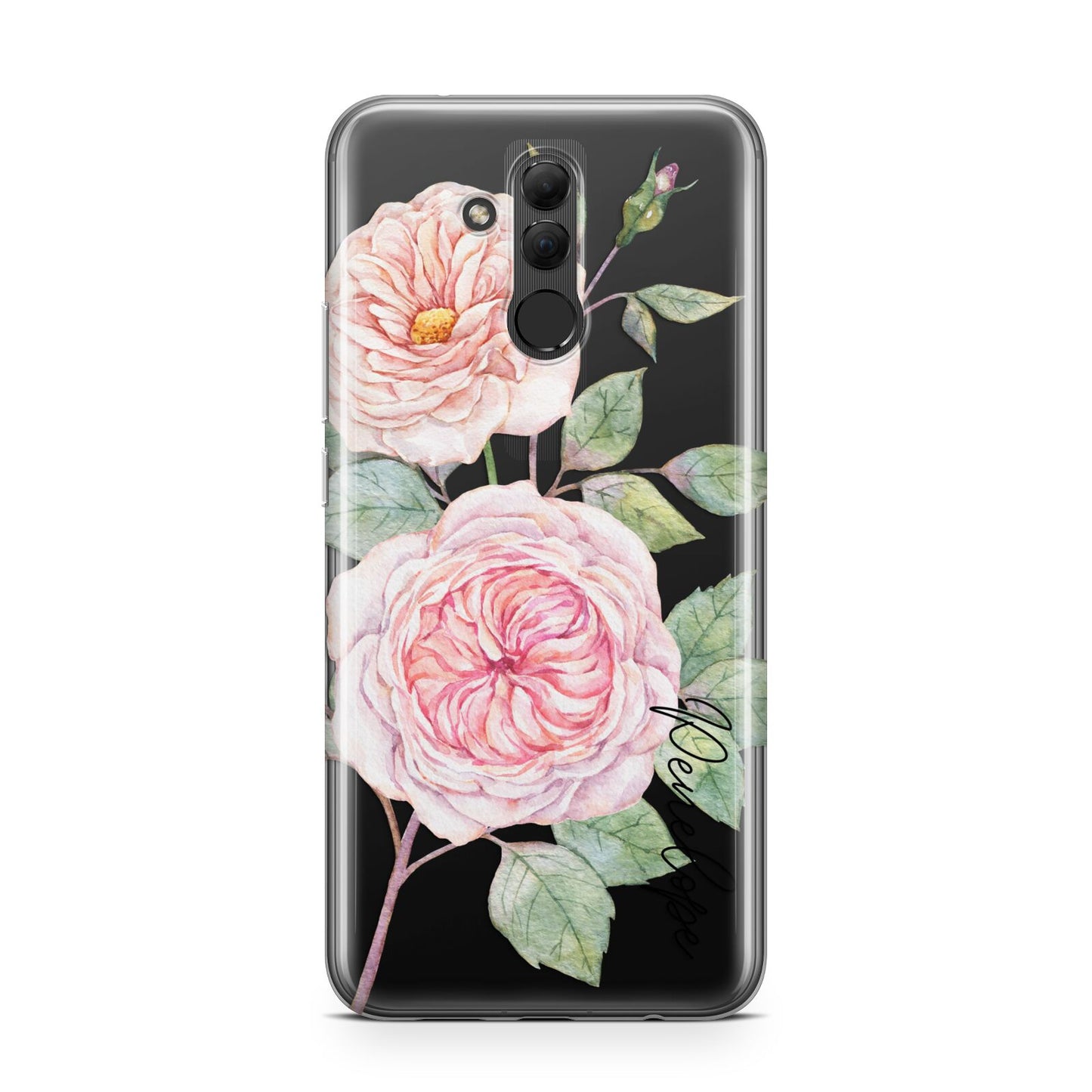 Personalised Peonies Huawei Mate 20 Lite