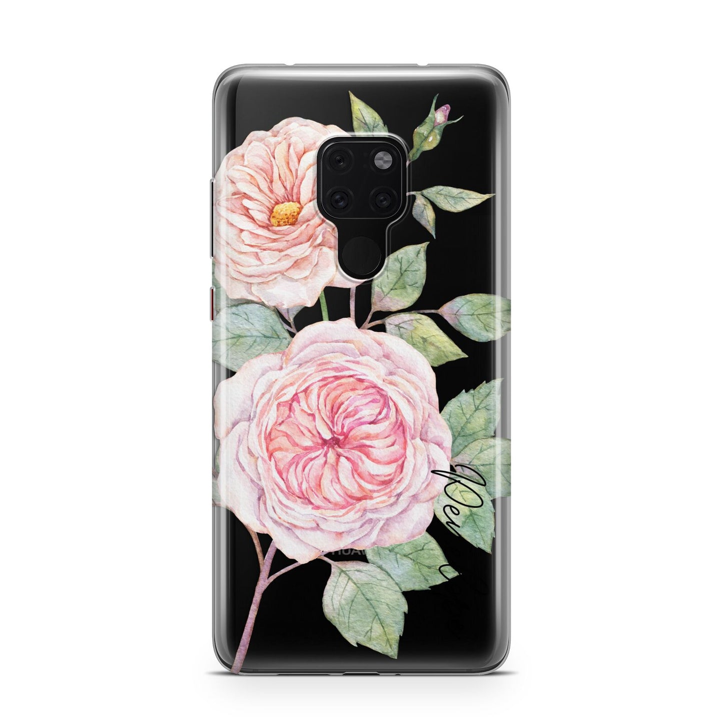 Personalised Peonies Huawei Mate 20 Phone Case