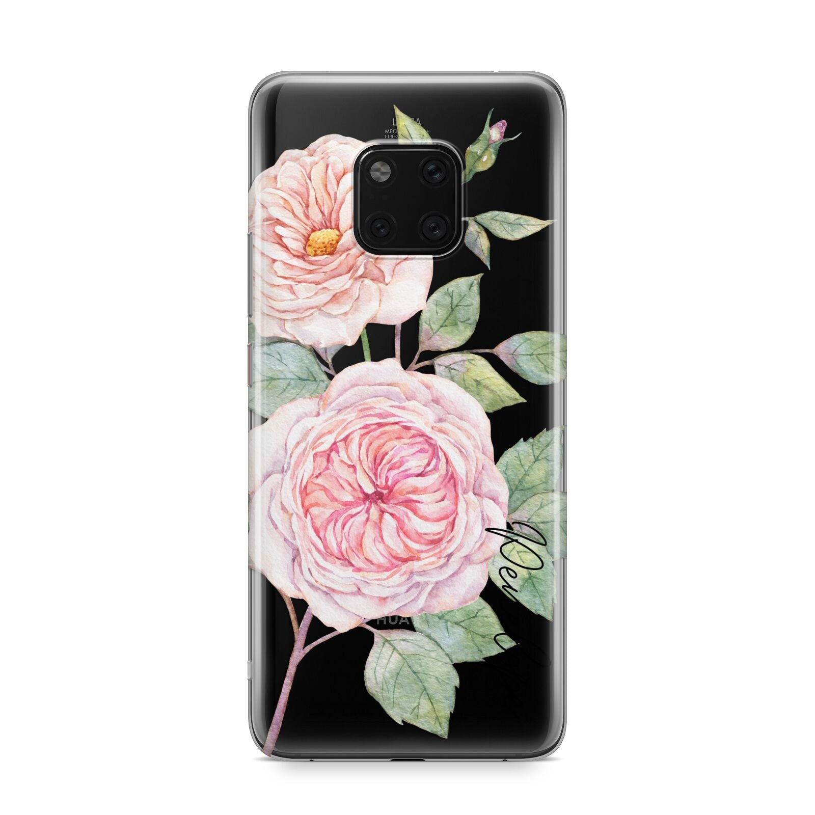 Personalised Peonies Huawei Mate 20 Pro Phone Case