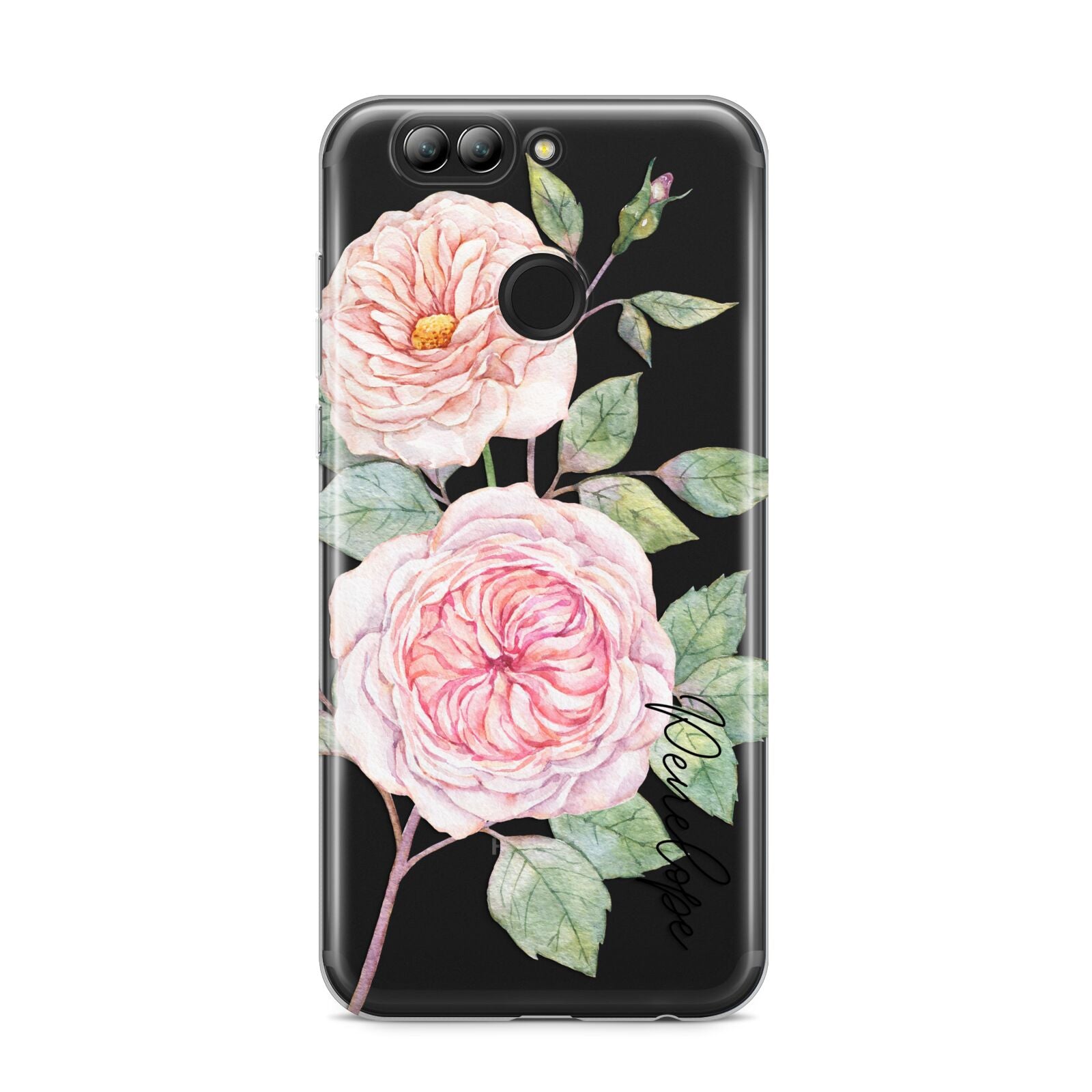 Personalised Peonies Huawei Nova 2s Phone Case