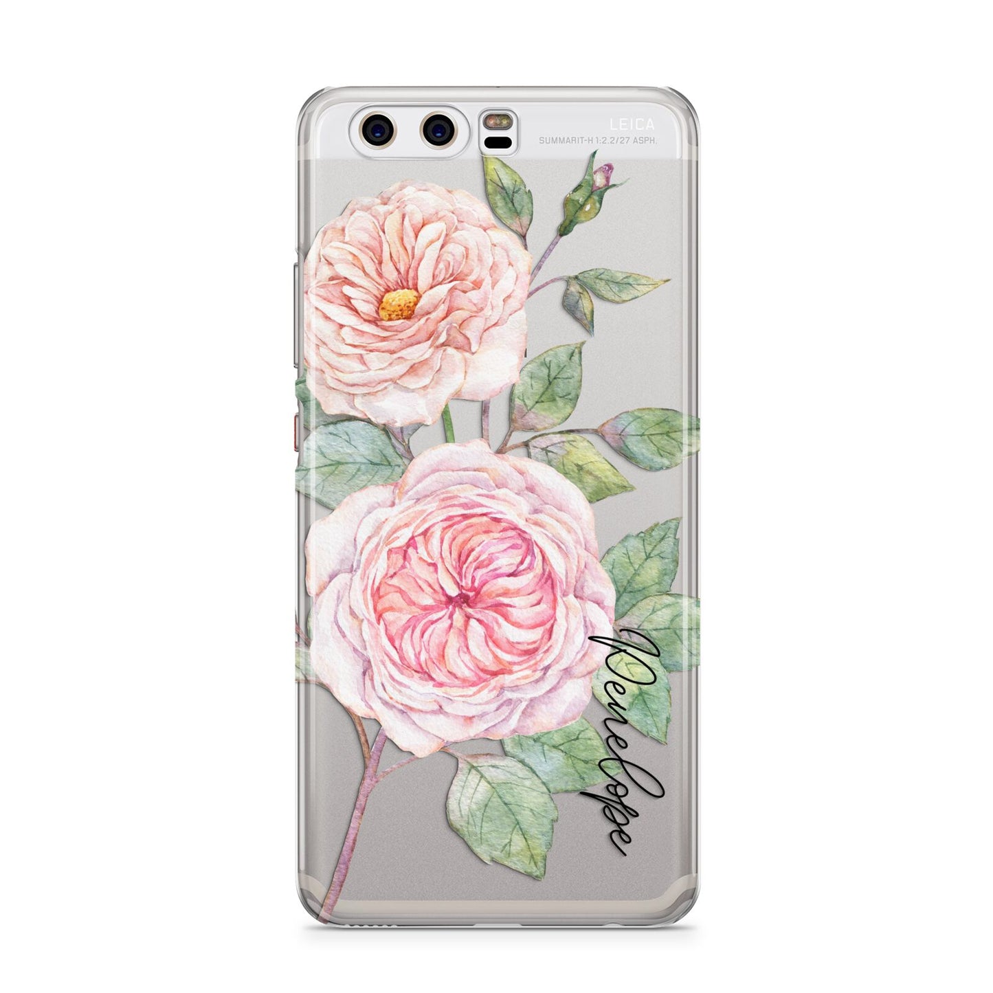 Personalised Peonies Huawei P10 Phone Case