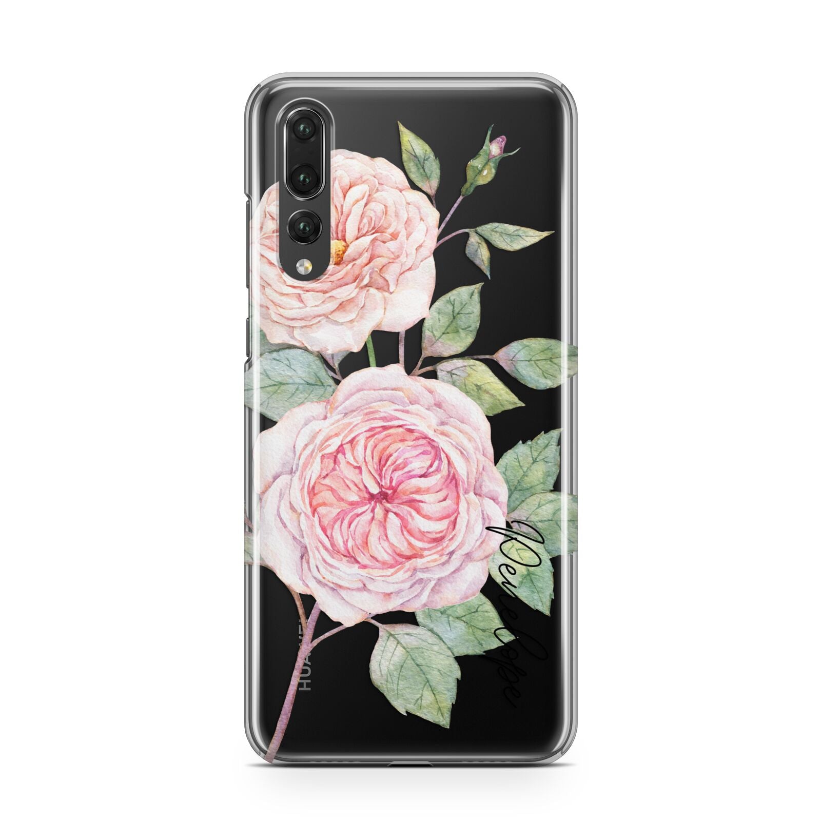 Personalised Peonies Huawei P20 Pro Phone Case