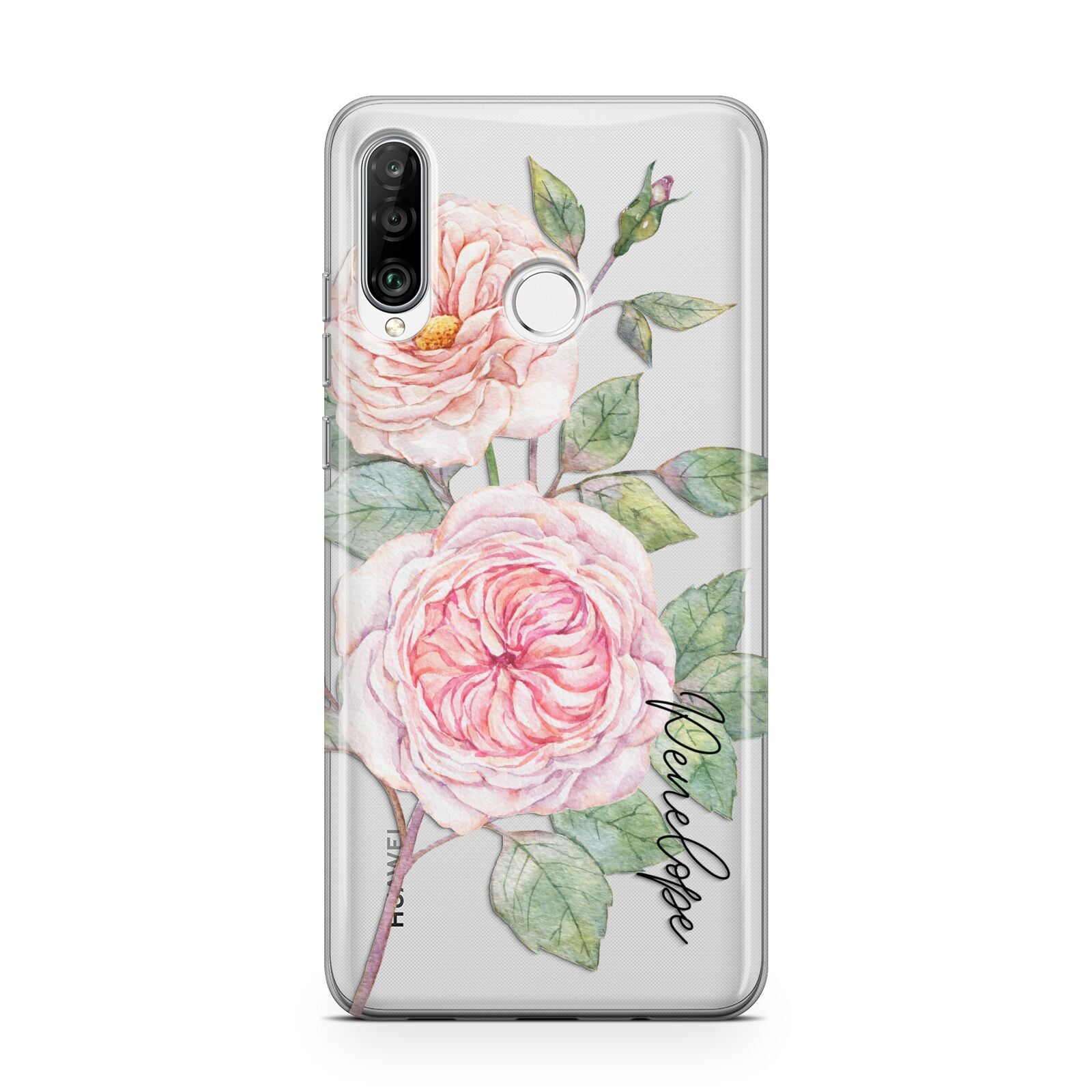 Personalised Peonies Huawei P30 Lite Phone Case