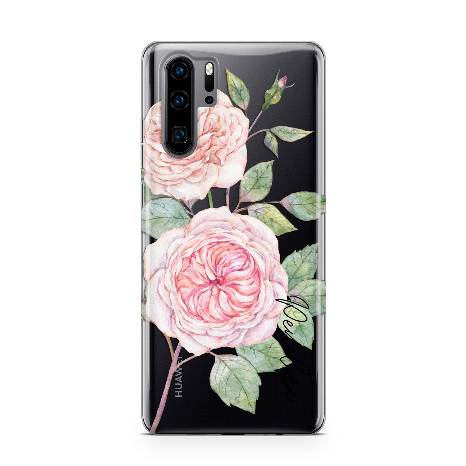 Personalised Peonies Huawei P30 Pro Phone Case