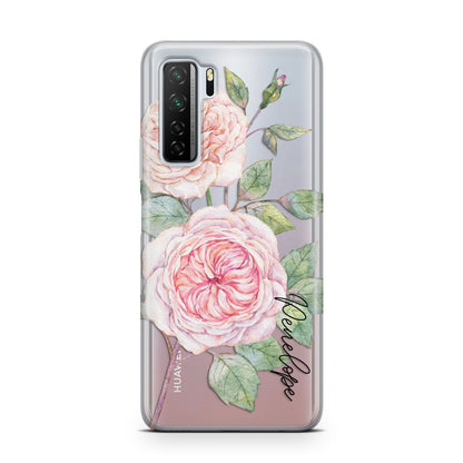 Personalised Peonies Huawei P40 Lite 5G Phone Case