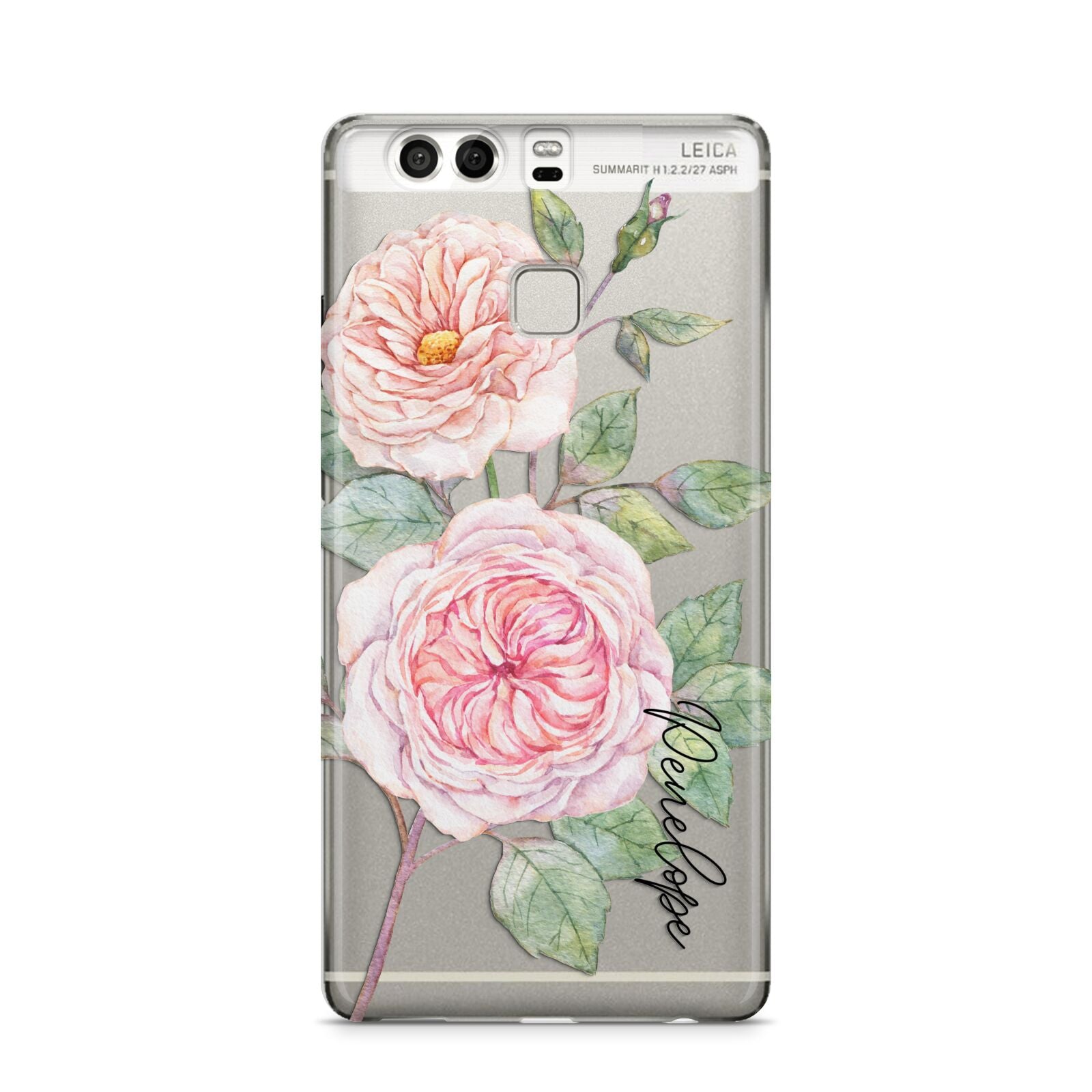 Personalised Peonies Huawei P9 Case