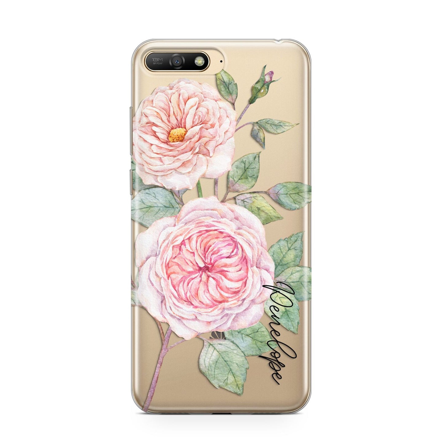 Personalised Peonies Huawei Y6 2018