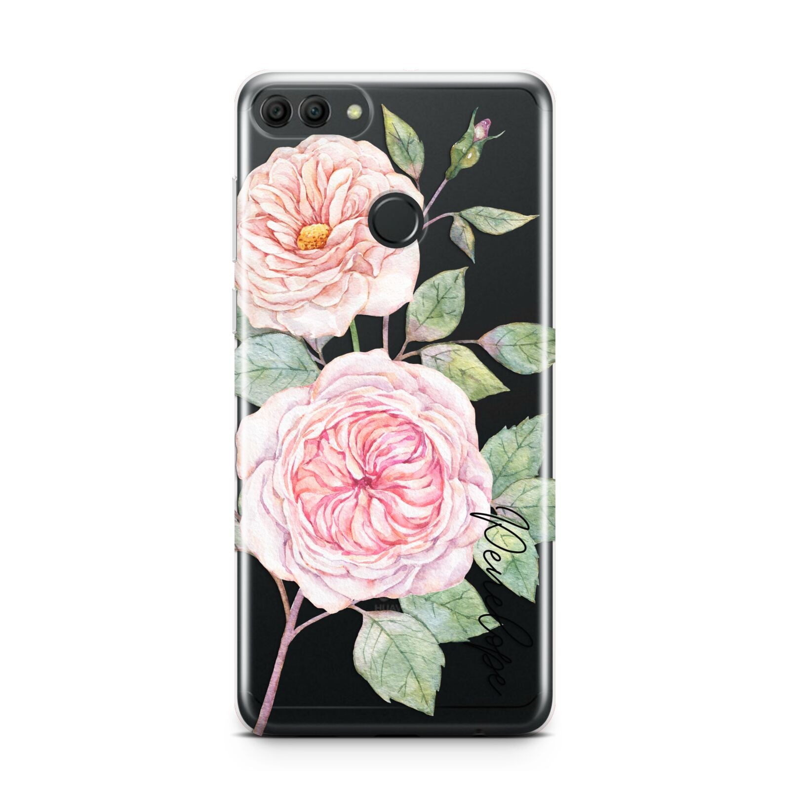 Personalised Peonies Huawei Y9 2018