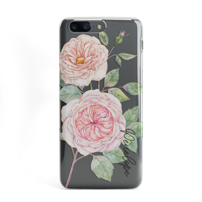 Personalised Peonies OnePlus Case