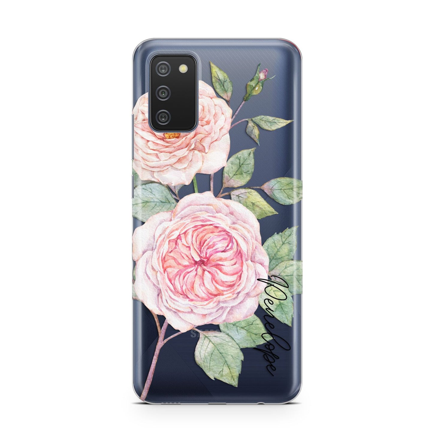 Personalised Peonies Samsung A02s Case