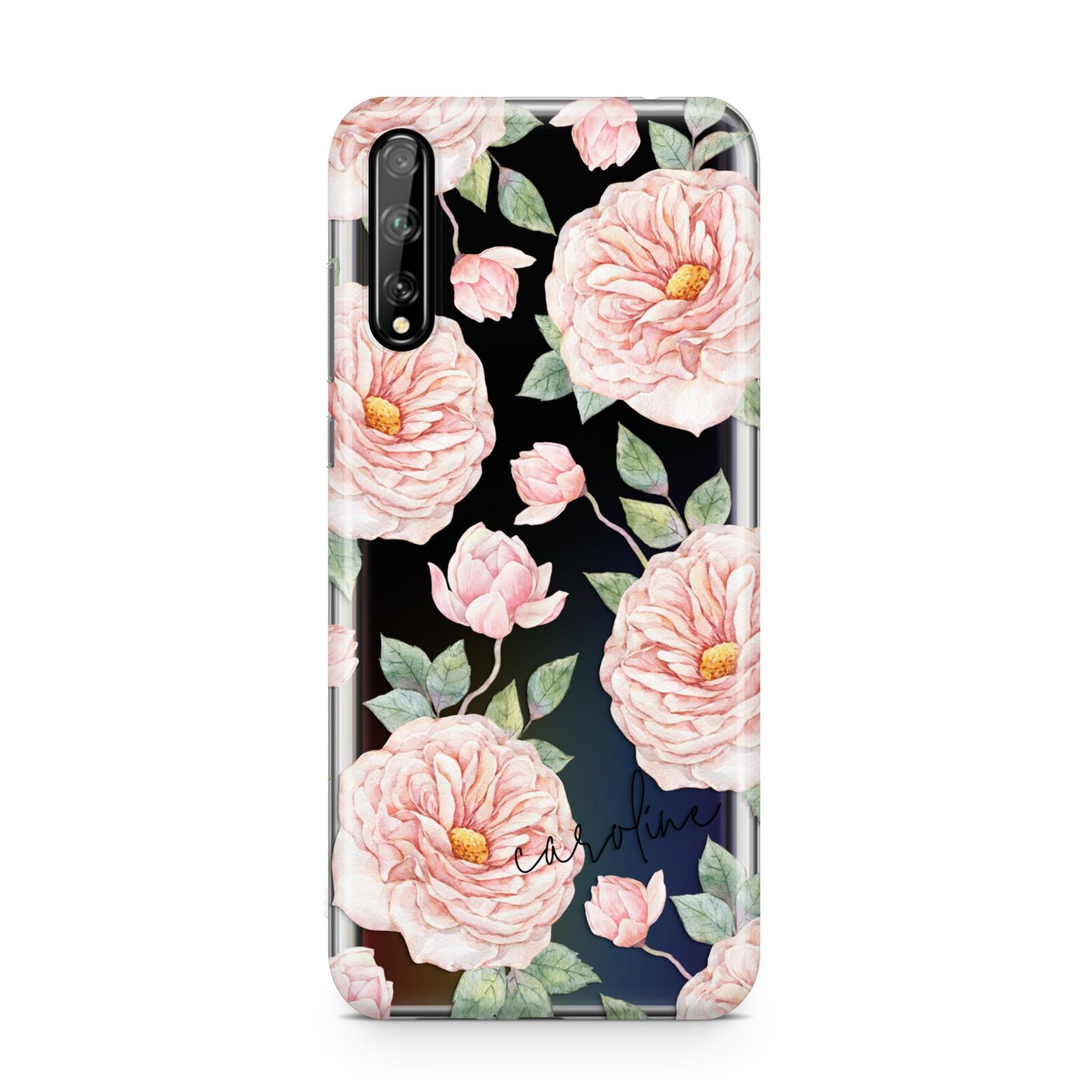 Personalised Peony Huawei Enjoy 10s Phone Case