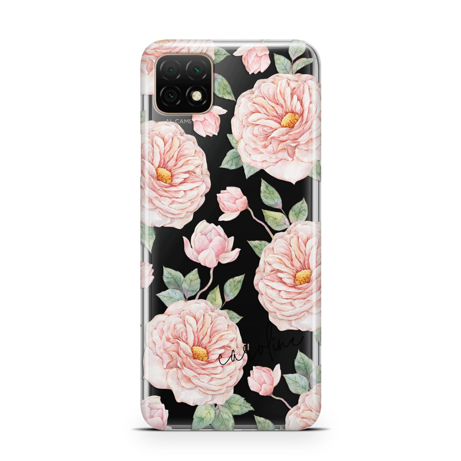 Personalised Peony Huawei Enjoy 20 Phone Case