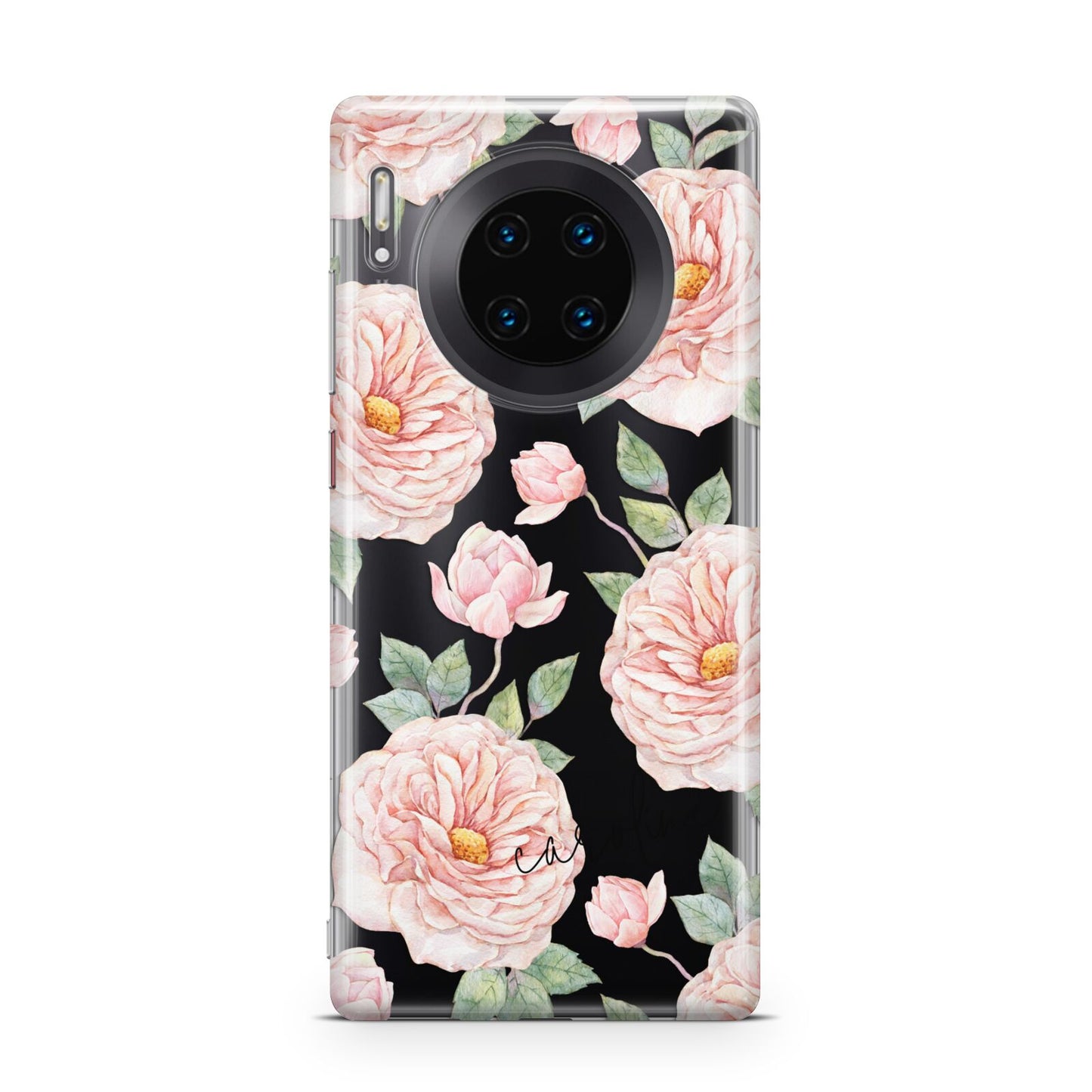 Personalised Peony Huawei Mate 30 Pro Phone Case