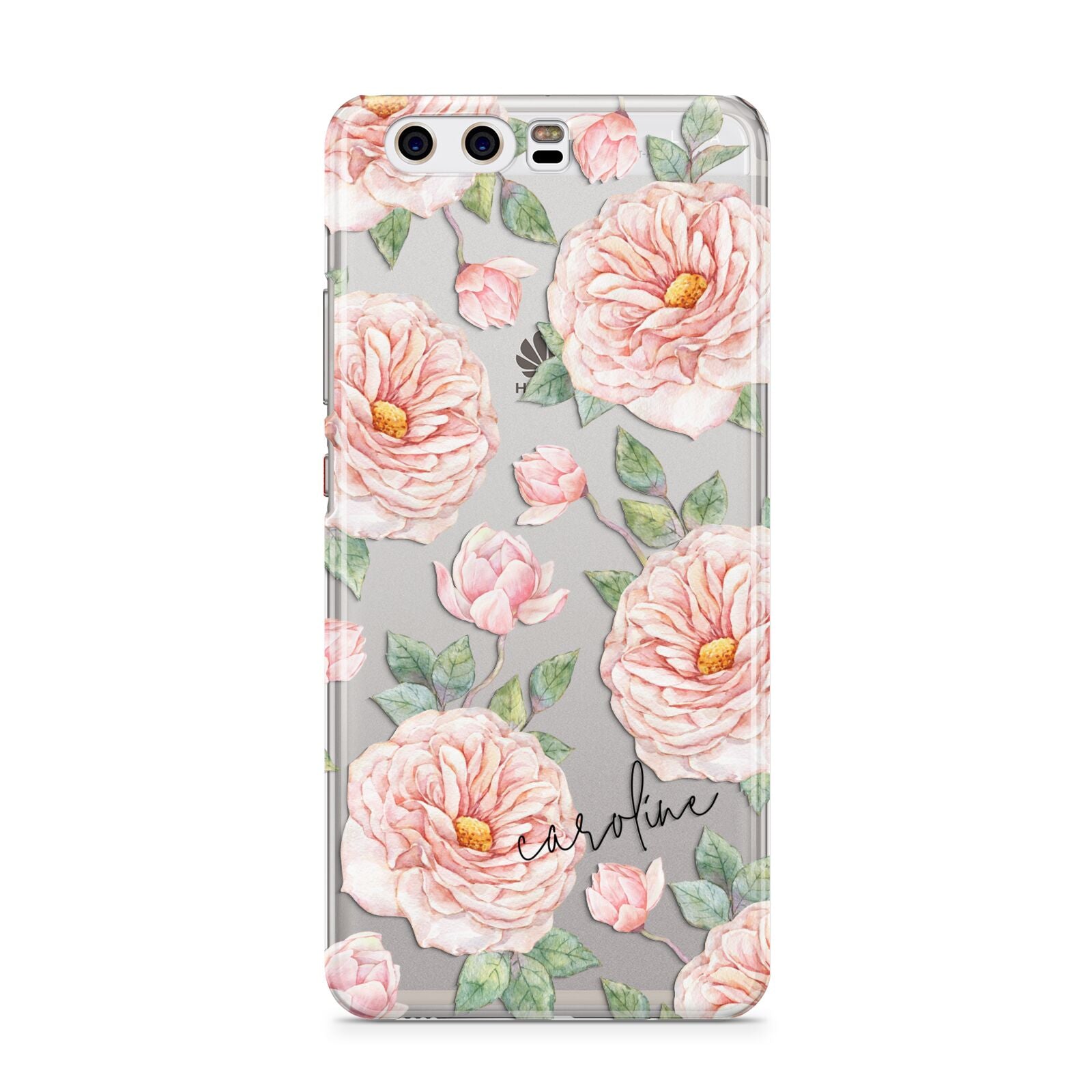 Personalised Peony Huawei P10 Phone Case