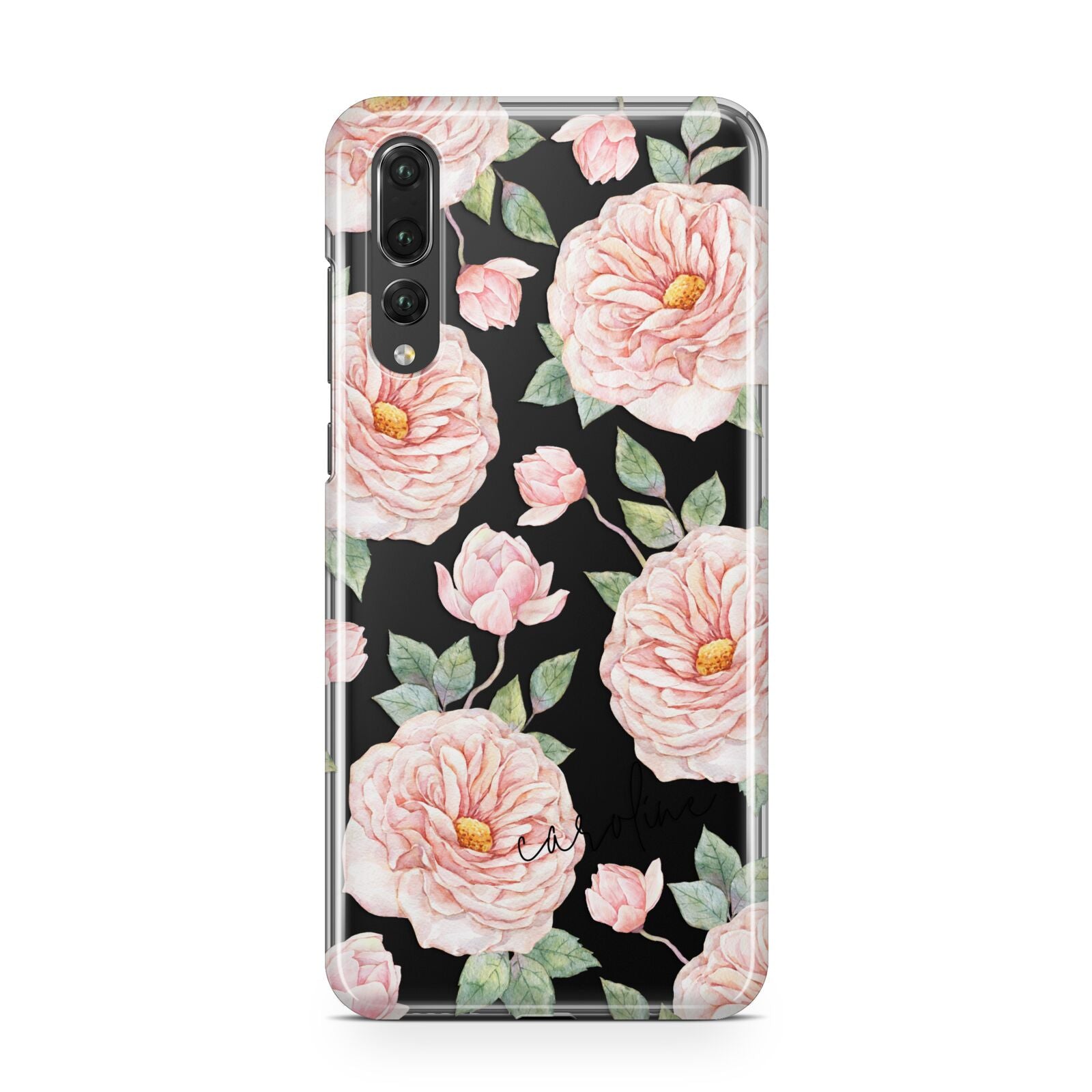 Personalised Peony Huawei P20 Pro Phone Case