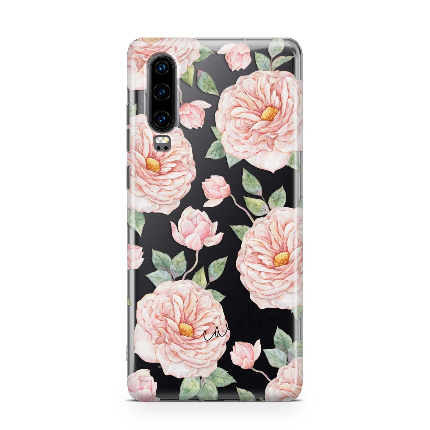 Personalised Peony Huawei P30 Phone Case