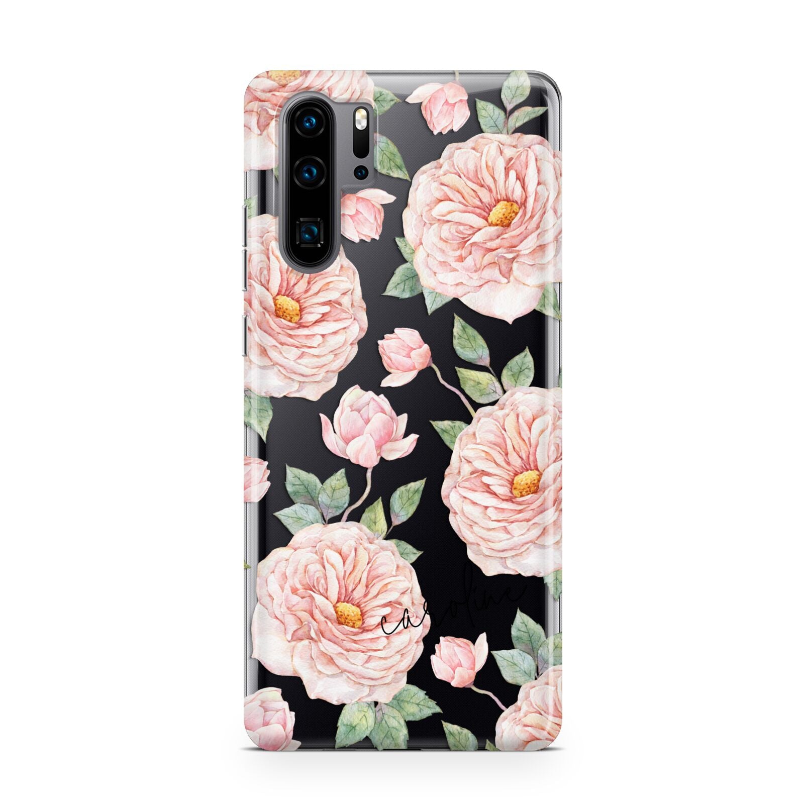 Personalised Peony Huawei P30 Pro Phone Case