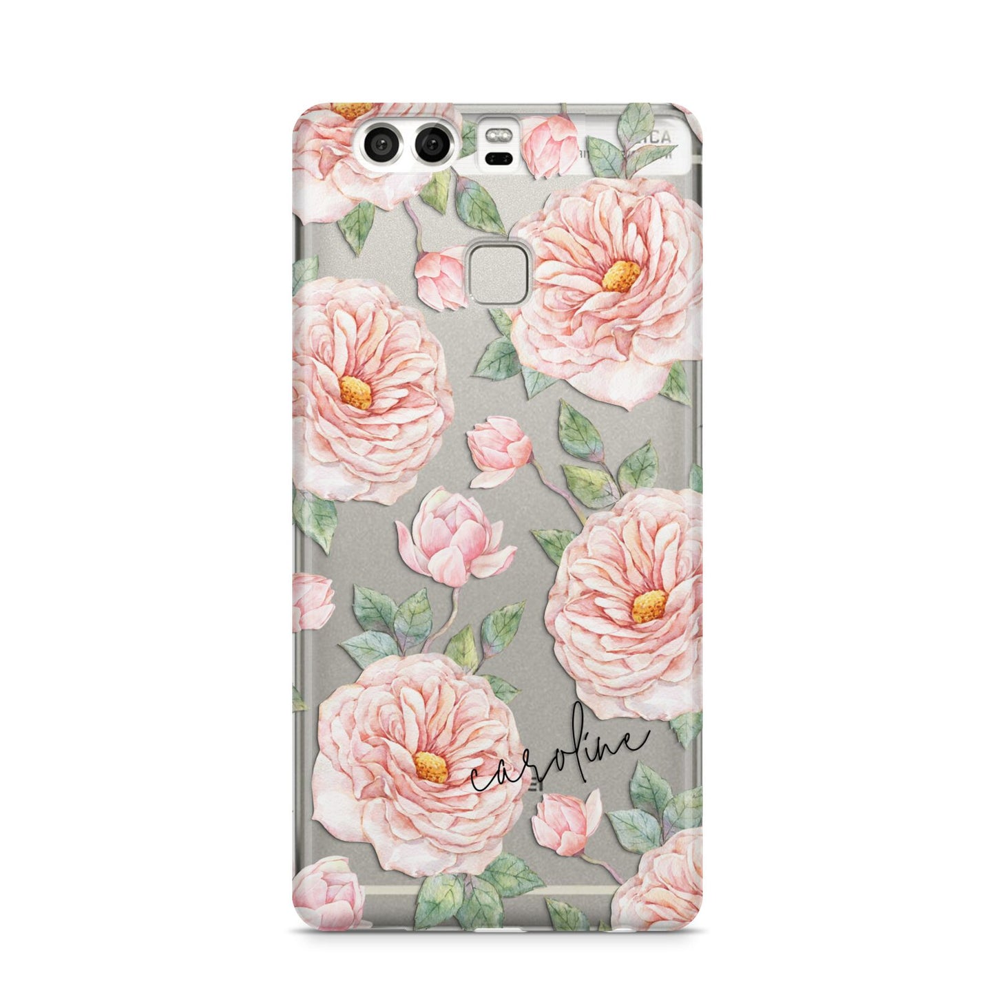 Personalised Peony Huawei P9 Case