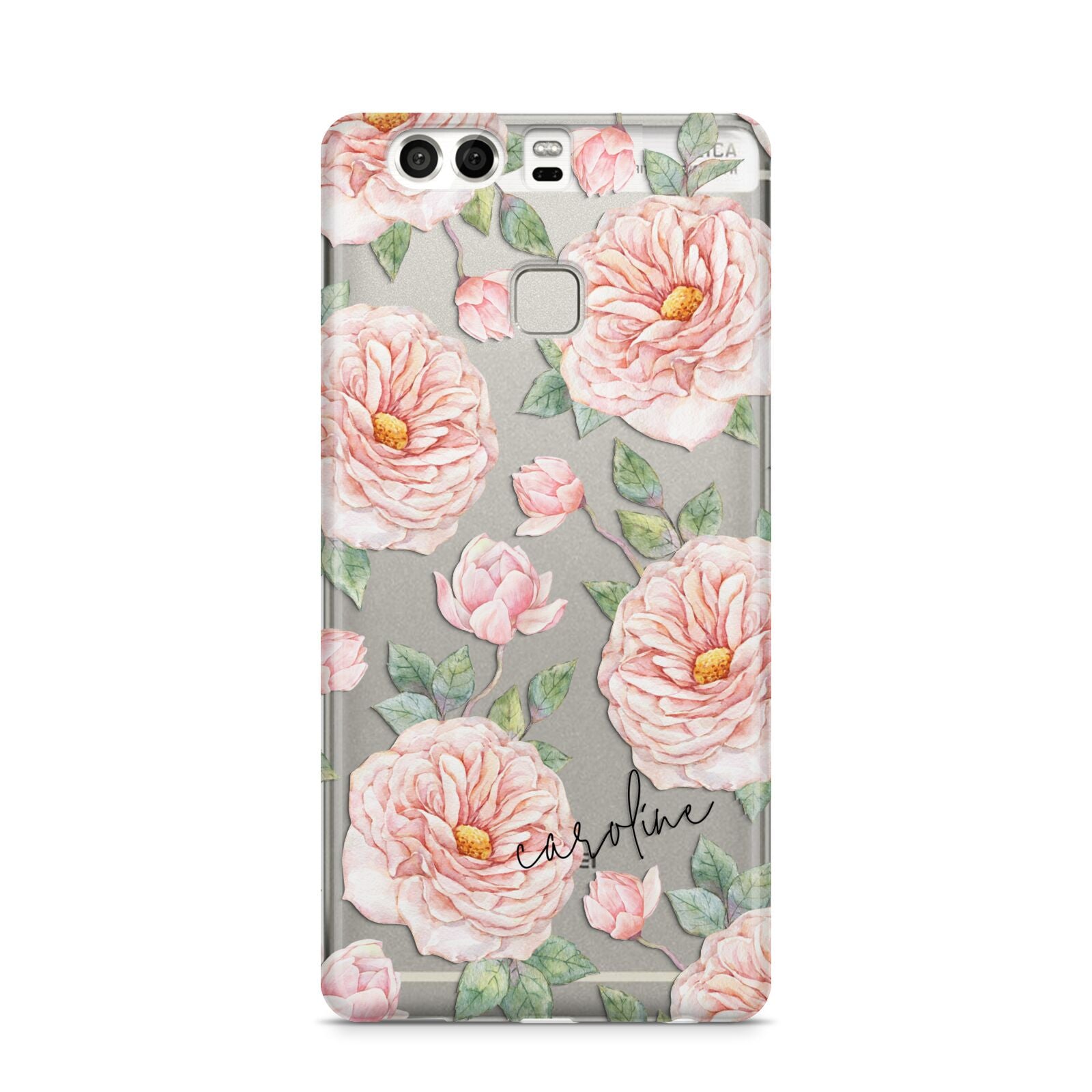 Personalised Peony Huawei P9 Case