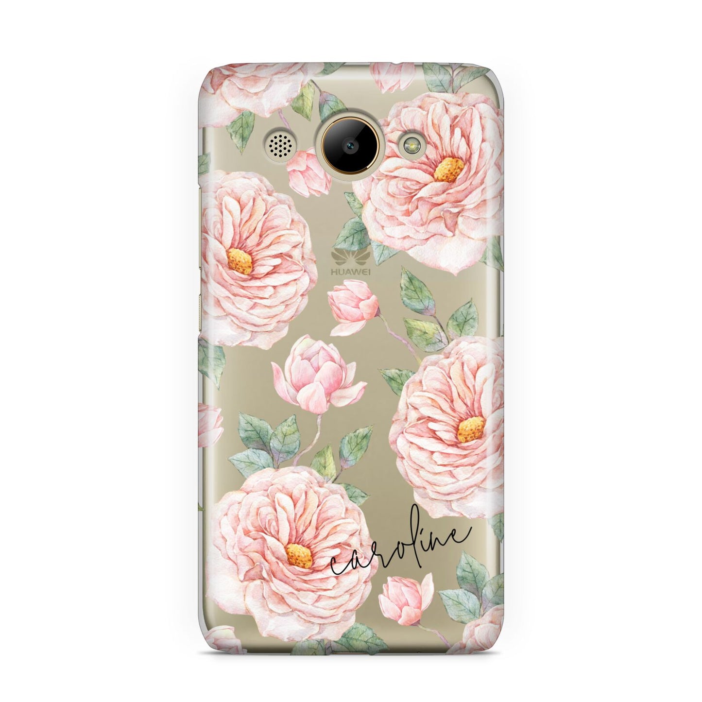 Personalised Peony Huawei Y3 2017