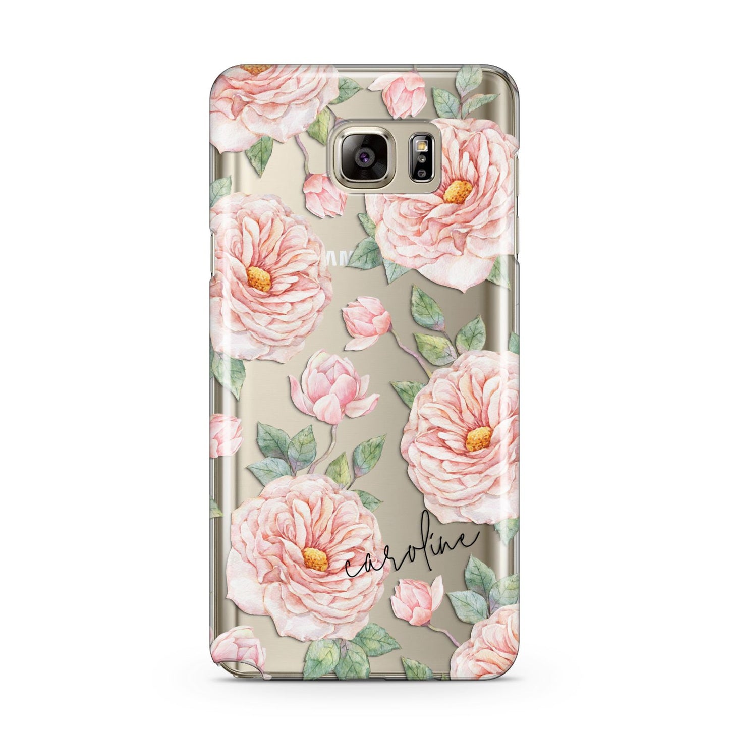 Personalised Peony Samsung Galaxy Note 5 Case