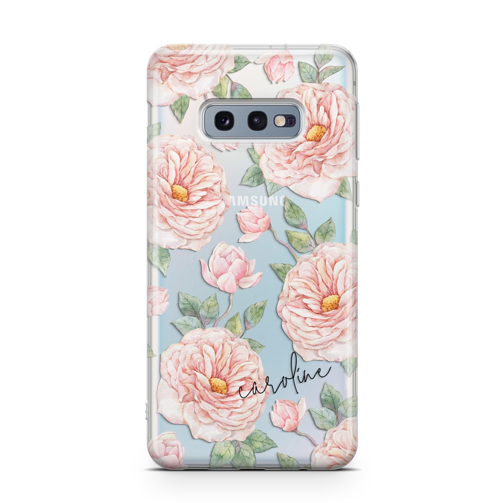 Personalised Peony Samsung Galaxy S10E Case