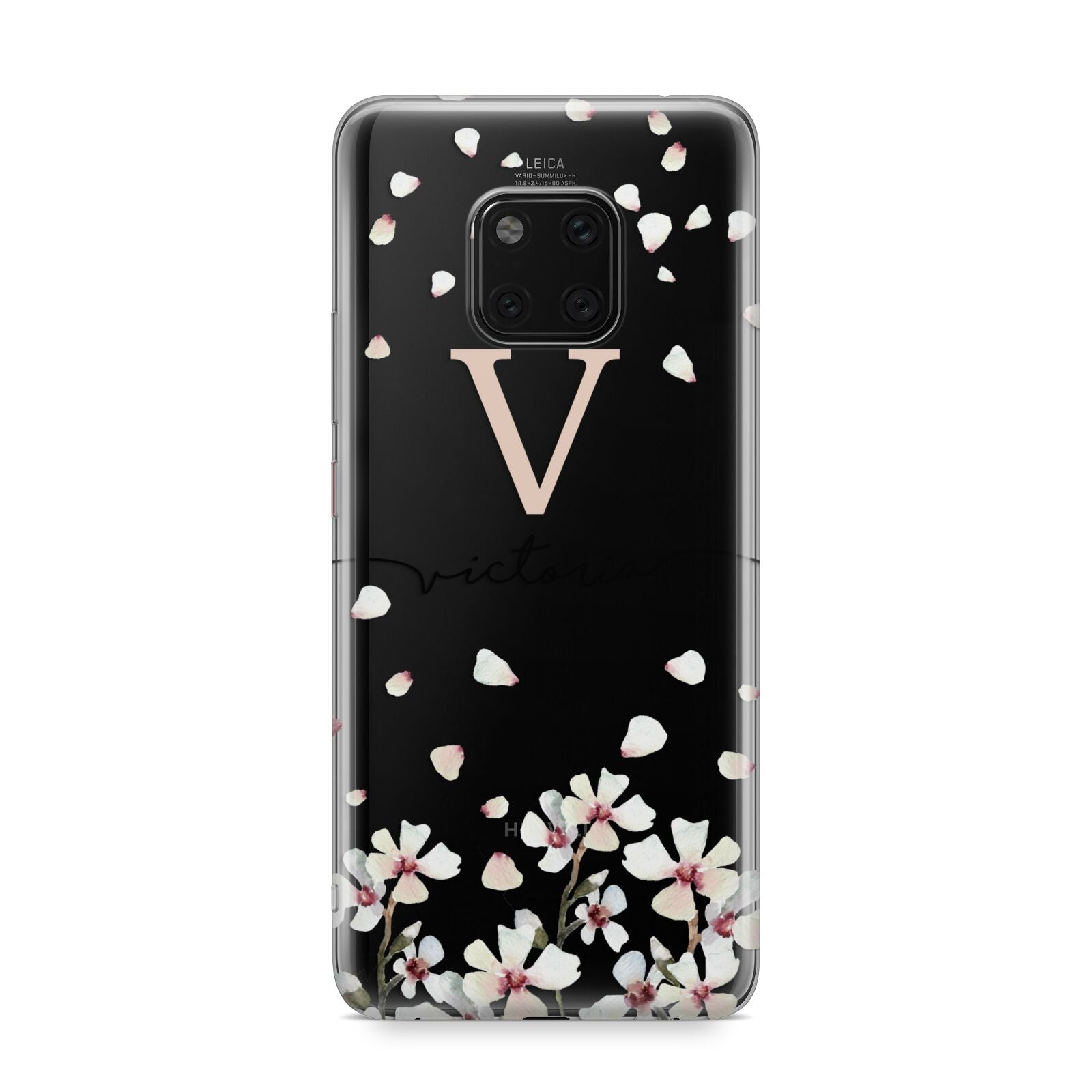 Personalised Petals Huawei Mate 20 Pro Phone Case