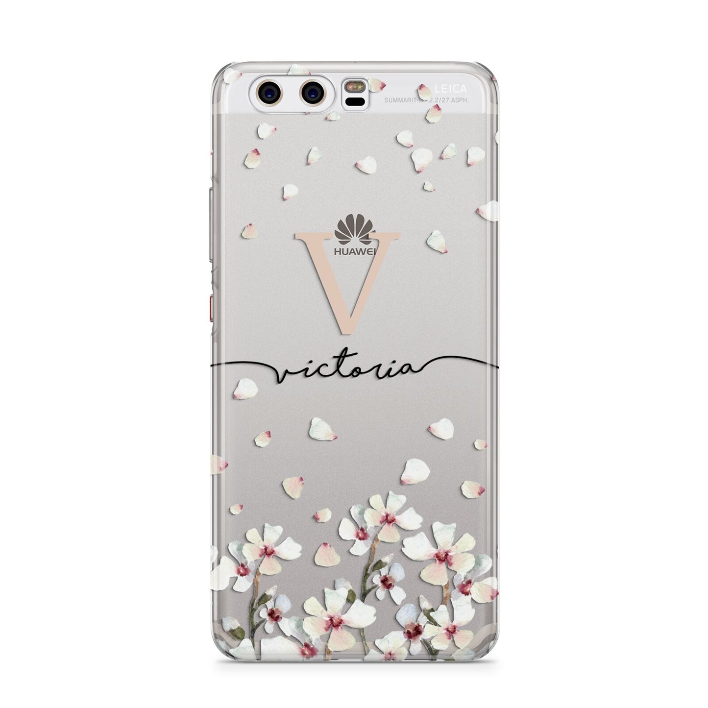 Personalised Petals Huawei P10 Phone Case