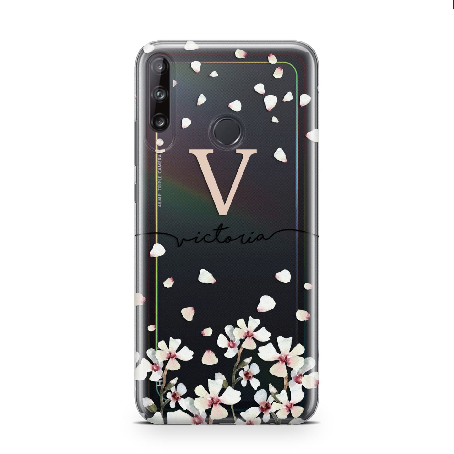 Personalised Petals Huawei P40 Lite E Phone Case