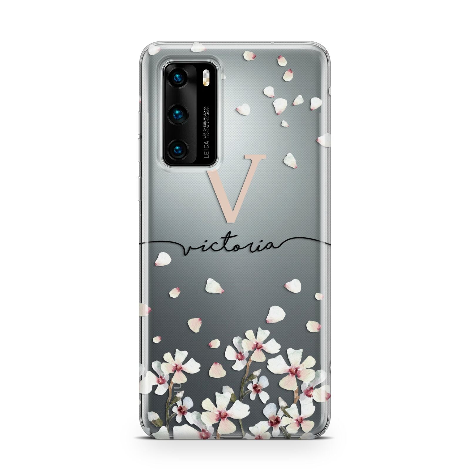 Personalised Petals Huawei P40 Phone Case