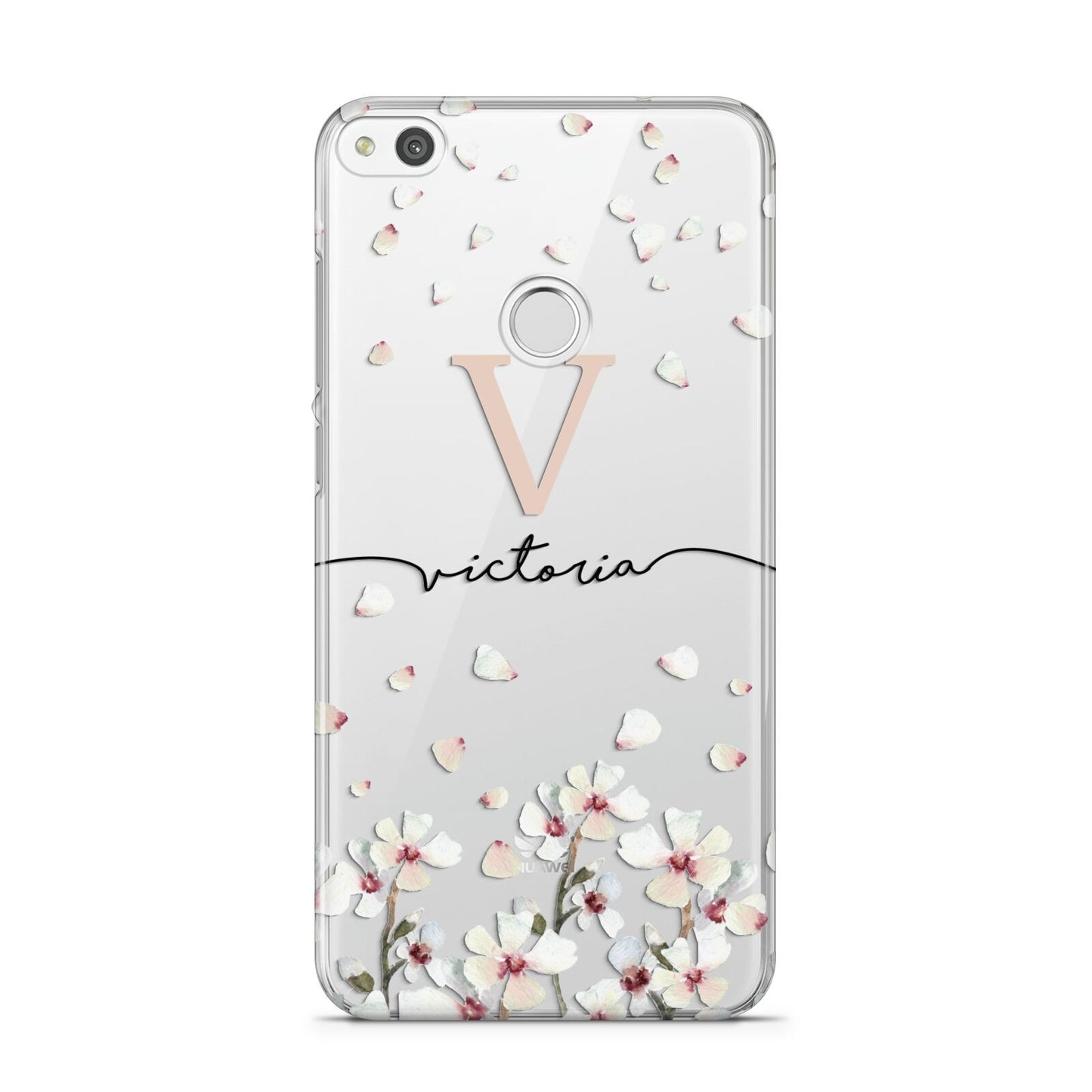 Personalised Petals Huawei P8 Lite Case