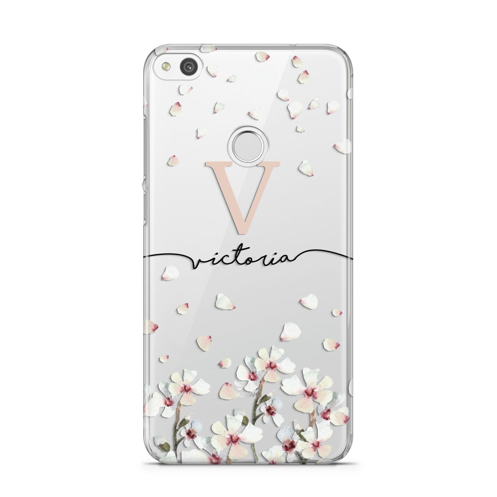 Personalised Petals Huawei P8 Lite Case