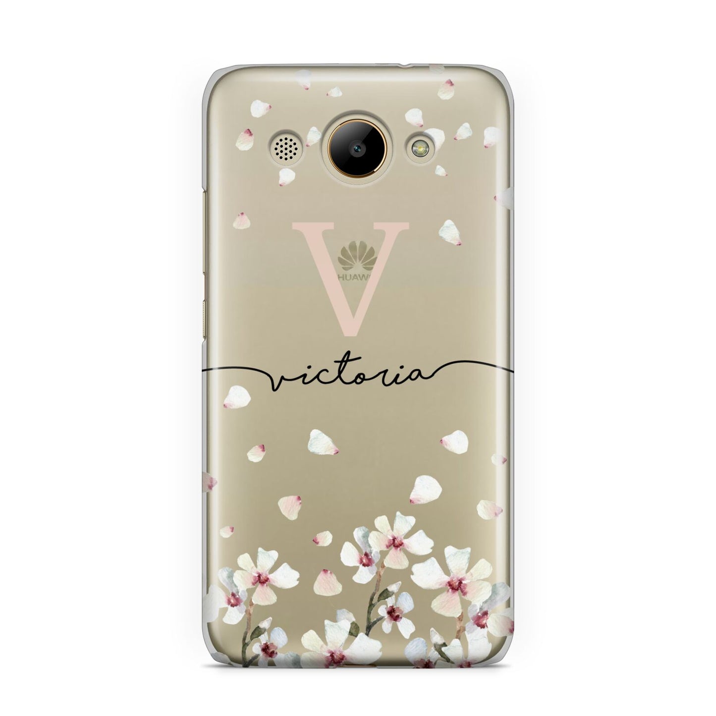 Personalised Petals Huawei Y3 2017