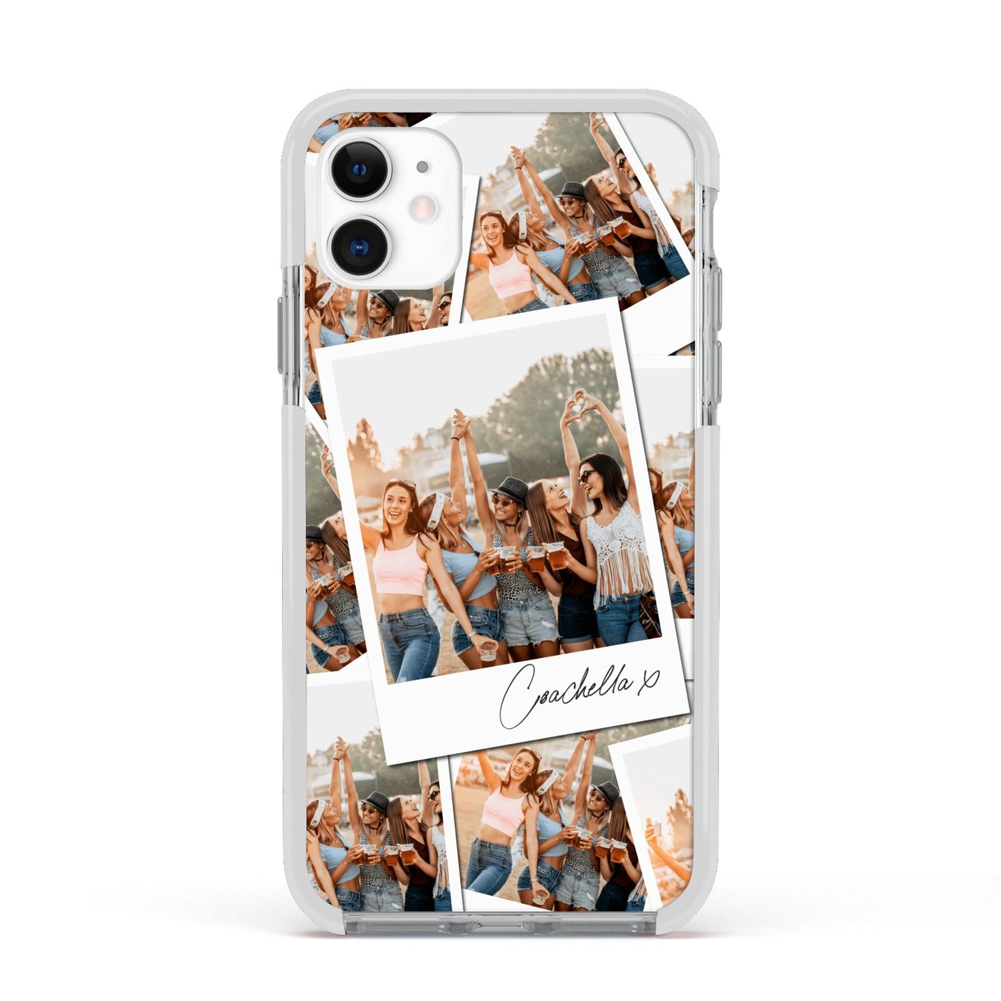 Personalised Photo Apple iPhone 11 in White with White Impact Case