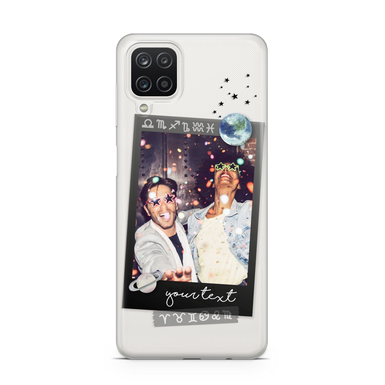 Personalised Photo Celestial Samsung A12 Case