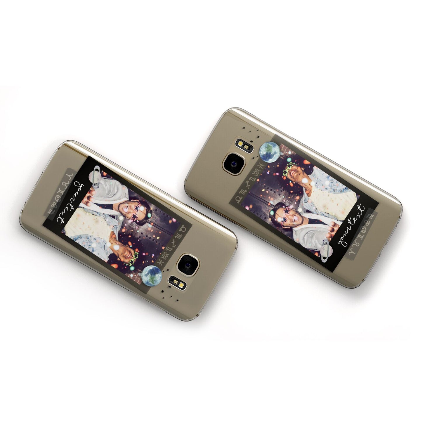 Personalised Photo Celestial Samsung Galaxy Case Flat Overview