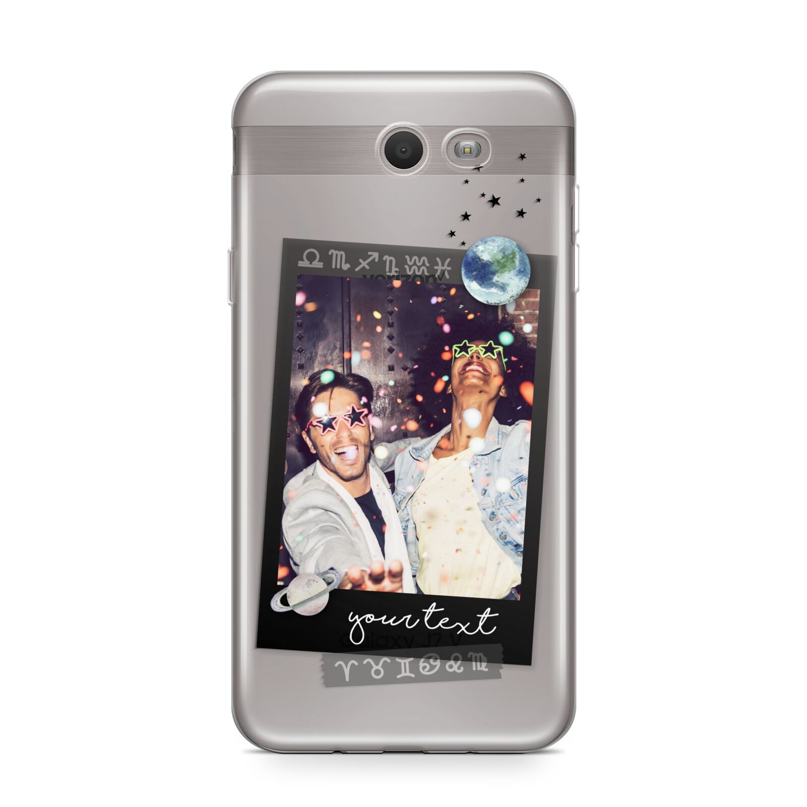 Personalised Photo Celestial Samsung Galaxy J7 2017 Case