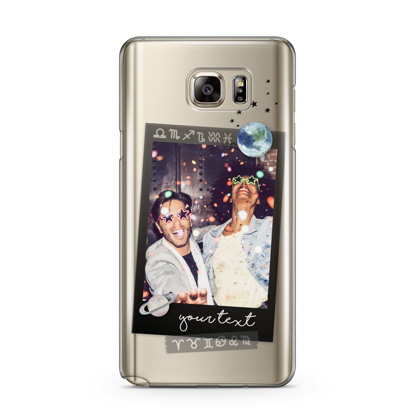 Personalised Photo Celestial Samsung Galaxy Note 5 Case