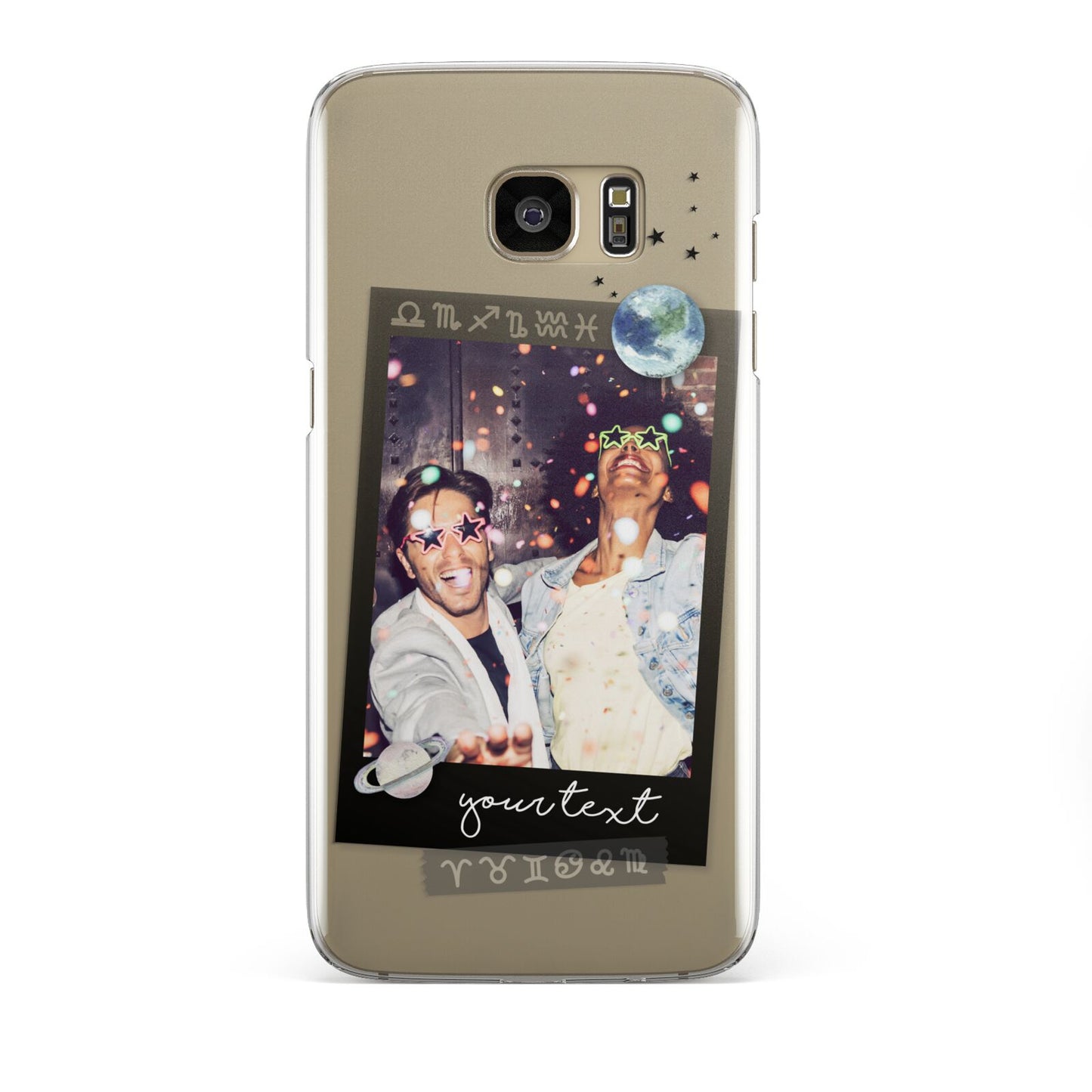 Personalised Photo Celestial Samsung Galaxy S7 Edge Case