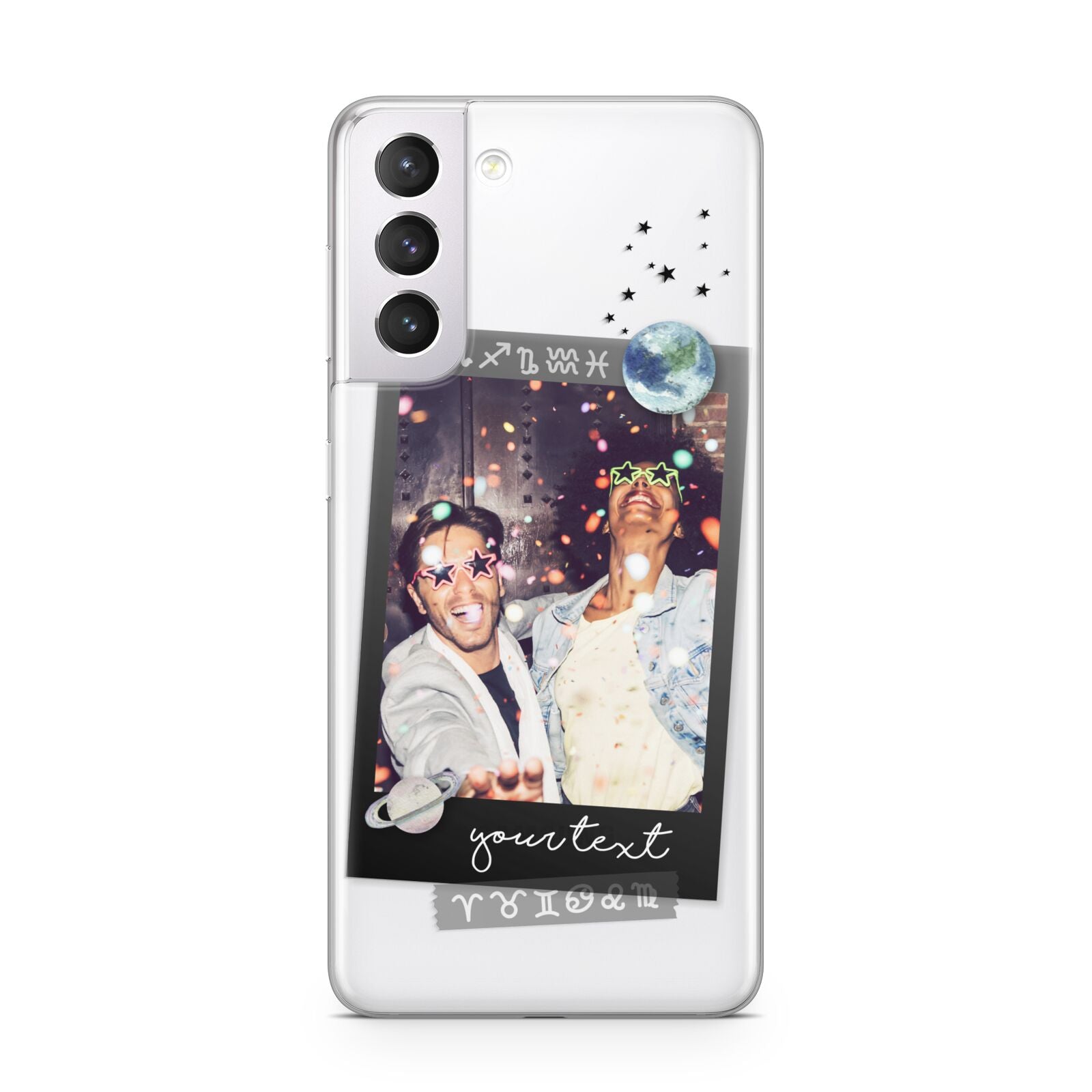 Personalised Photo Celestial Samsung S21 Case