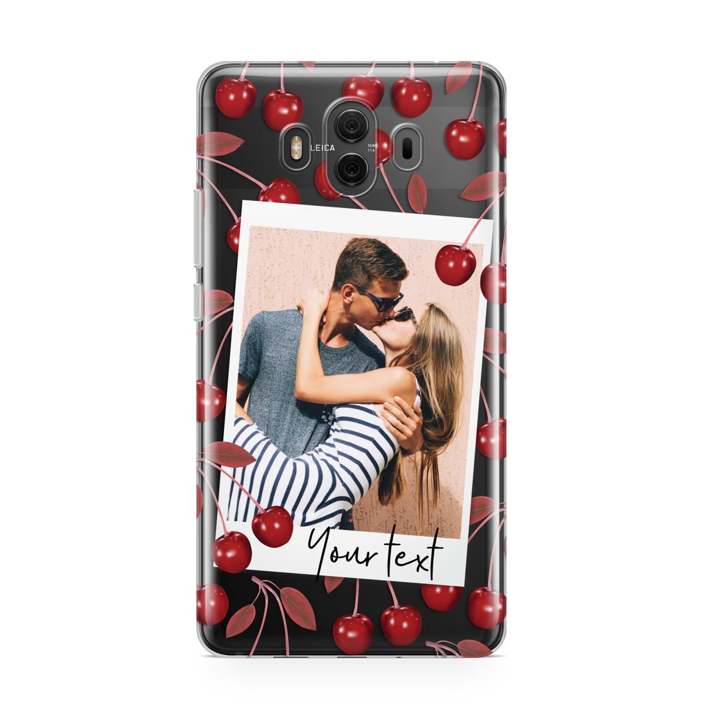 Personalised Photo Cherry Huawei Mate 10 Protective Phone Case