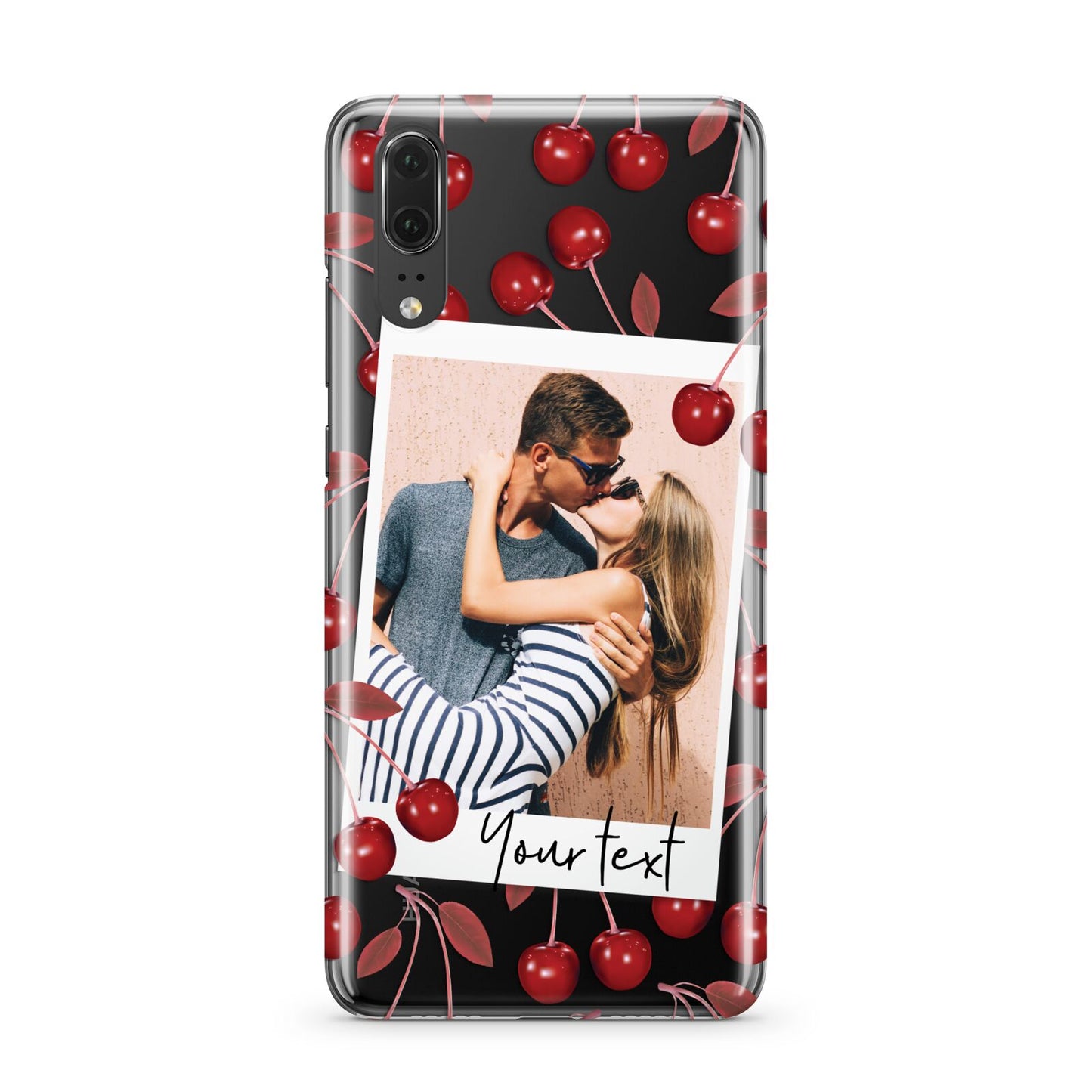 Personalised Photo Cherry Huawei P20 Phone Case