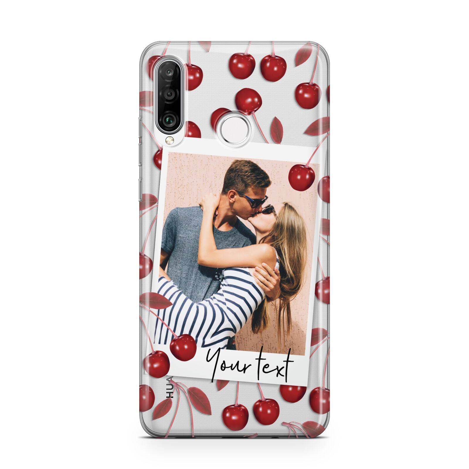 Personalised Photo Cherry Huawei P30 Lite Phone Case