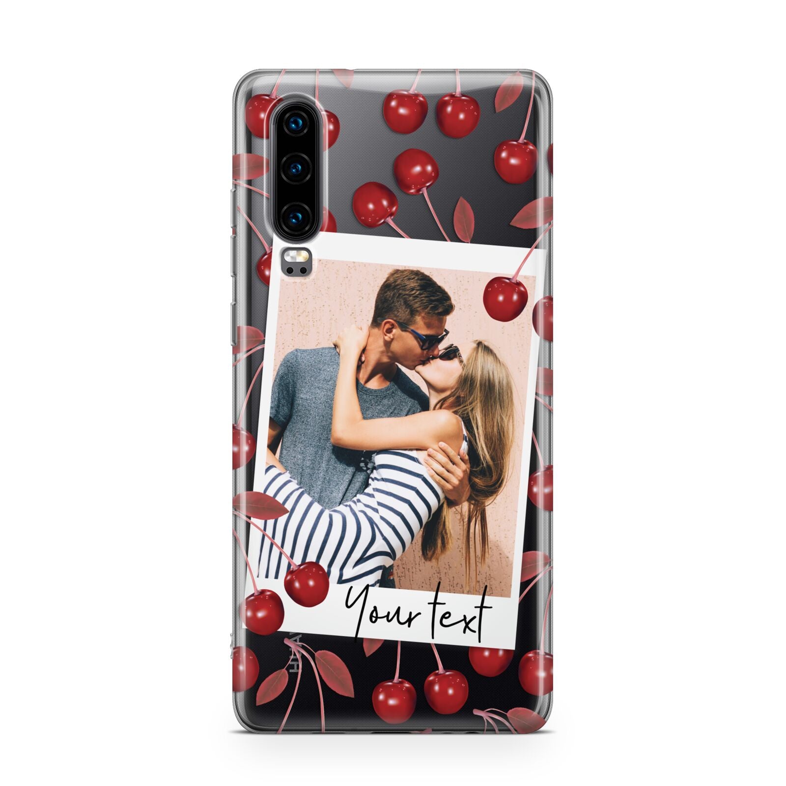 Personalised Photo Cherry Huawei P30 Phone Case