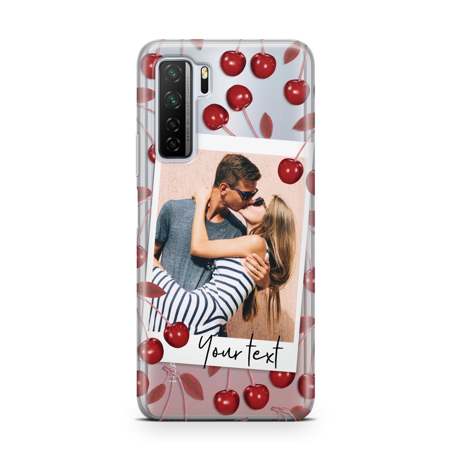 Personalised Photo Cherry Huawei P40 Lite 5G Phone Case