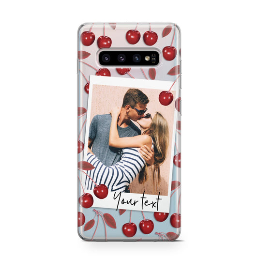 Personalised Photo Cherry Protective Samsung Galaxy Case