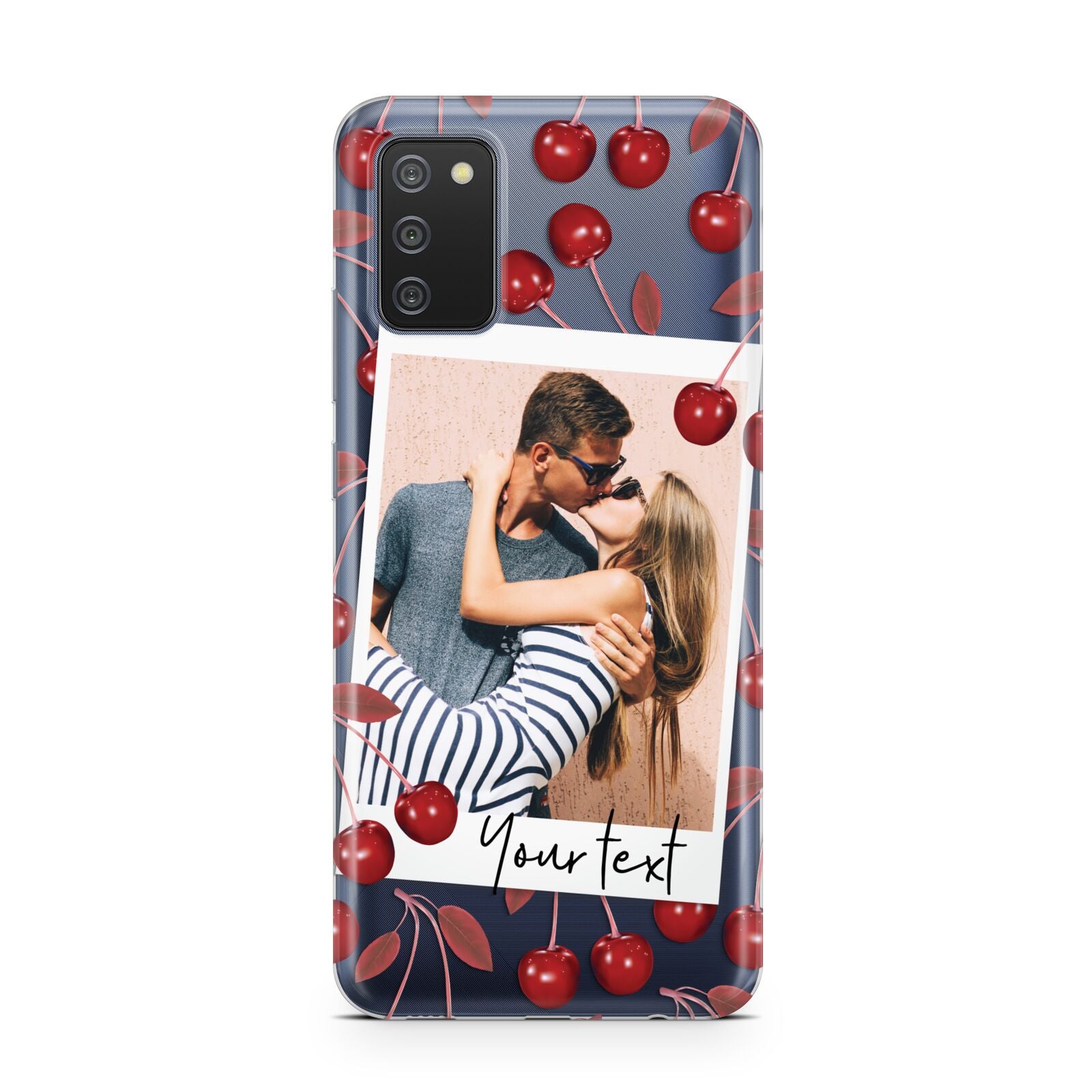 Personalised Photo Cherry Samsung A02s Case